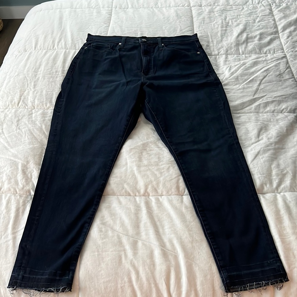 Banana Republic Curvy High Rose Skinny jeans.